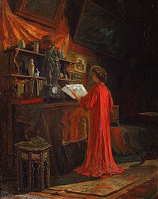 Princess Mary in oriental interior