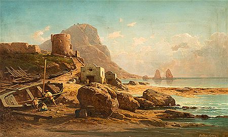 La roche de Tibère à Capri