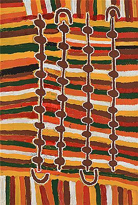 Minna-Minna, 1997 by Maudi Matangale - Auction record, sale price, and art valuation. Compare with similar artists and explore comparable artworks.