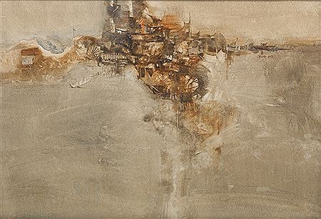 Untitled (Abstract Landscape) by Alan Chiara - Auction record, sale price, and art valuation. Compare with similar artists and explore comparable artworks.