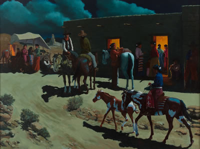 Evening at the Trading Post