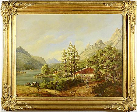 ALPINE LANDSCAPE. 1865
