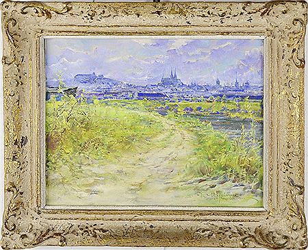 VIEW OF BRNO (FROM KOMÁROV). 1952