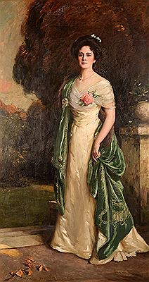 Portrait of Lillian Harriet Mason (née Davies) (1869-1967)