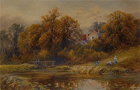 Weston Cliff, Weston on Trent by Frank Gresley - Auction record, sale price, and art valuation. Compare with similar artists and explore comparable artworks.