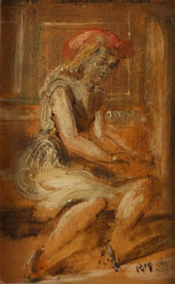 Seated female