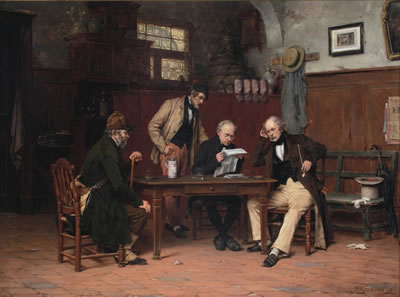 Rapt Attention to the News