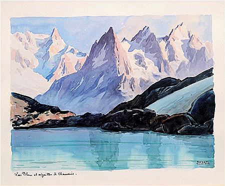 Lac blanc et les aiguilles de Chamonix