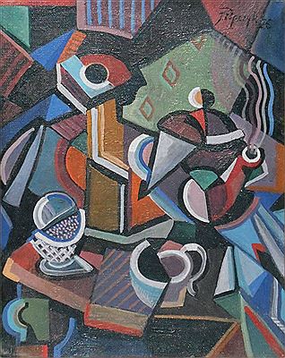 Nature morte à la bouteille de vin