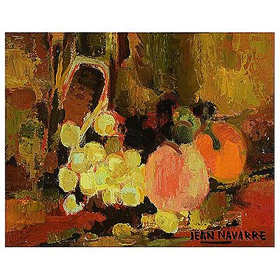 Raisin et PÈche by Jean Navarre - Auction record, sale price, and art valuation. Compare with similar artists and explore comparable artworks.