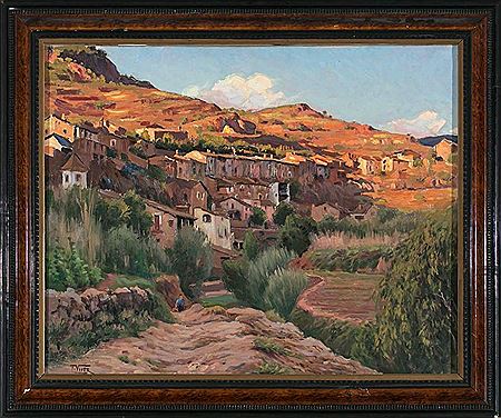 Rural view by Tomás Viver Aymerych - Auction record, sale price, and art valuation. Compare with similar artists and explore comparable artworks.