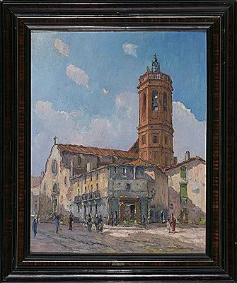 "Sabadell en 1900" (Church of San Félix in Sabadell)