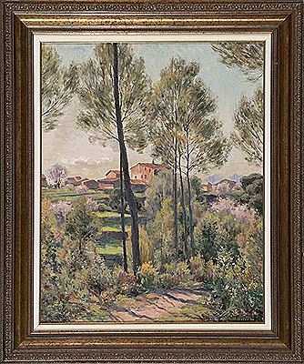 Mediterranean Landscape by Tomás Viver Aymerych - Auction record, sale price, and art valuation. Compare with similar artists and explore comparable artworks.