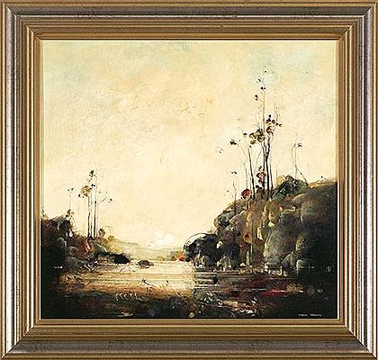 Paisaje con reflejos