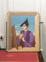 Femme en costume