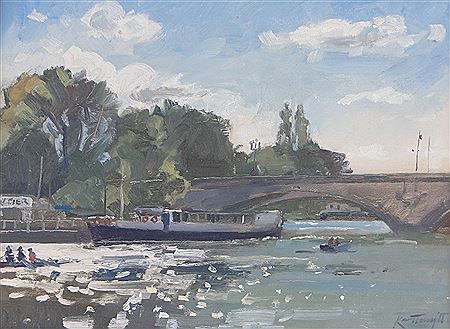 "Afternoon Light, Chiswick" by Karl Terry - Auction record, sale price, and art valuation. Compare with similar artists and explore comparable artworks.