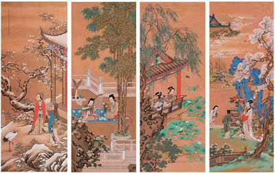 Ladies in four seasons