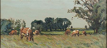 Sample artwork by Albert Ernest Bottomley (1873 - 1950), known for painting - View similar artists and auction records