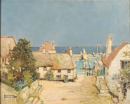 Newlyn Harbour from the town