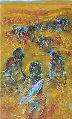 Women at a Great Harvest