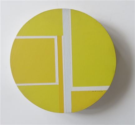 Miniature Yellow Tondo