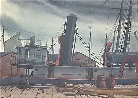 Wharf Scene