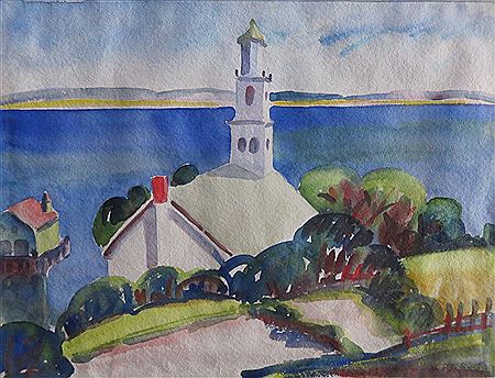"Christopher Wren Church, Provincetown, 1933"