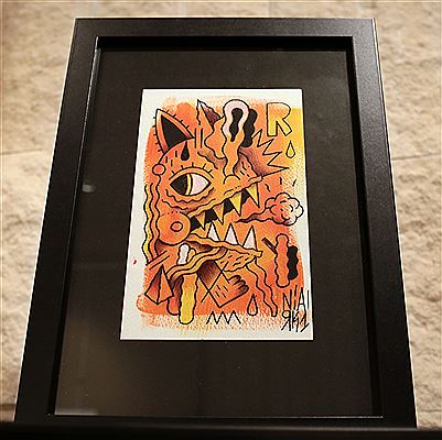 Sample artwork by Niark1 (Born 1975), known for monster image painting; street art, graphics, commercial art - View similar artists and auction records