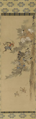 Sample artwork by Hanabusa Itcho (1652 - 1724), known for painting, calligraphy, haiku poetry - View similar artists and auction records