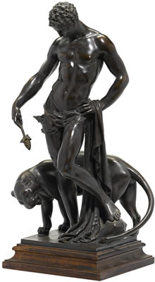 Dionysus (Boy and Panther Cub) by Edward McCartan - Auction record, sale price, and art valuation. Compare with similar artists and explore comparable artworks.