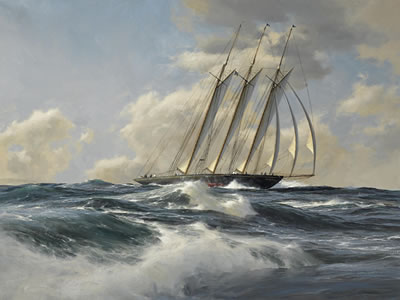 The Schooner Yacht Atlantic, Racing Across the Atlantic