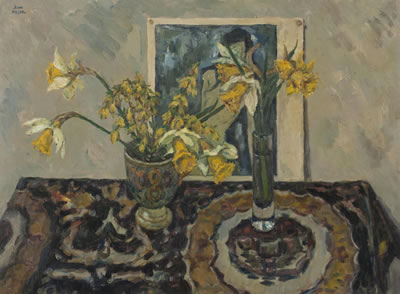 Still life with daffodils