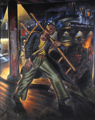 Sample artwork by Ken Currie (Born 1960), known for large scale figurative painting, still life, animals, printmaking - View similar artists and auction records