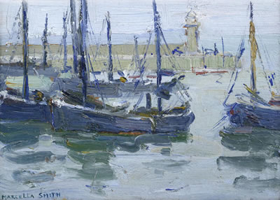 Boats in the harbour, St Ives (2)