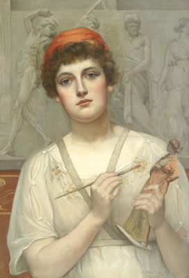 Painting the figurine