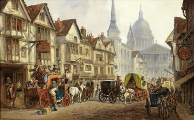 'Belle Sauvage, Ludgate Hill, London'