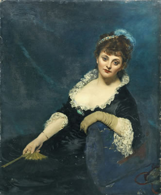 Portrait of Mrs Harry Vane Milbank, neé Alice Sidonie Van den Bergh