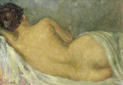 Sample artwork by Cesar Gemayel (1898 - 1958), known for figure (nudes), landscape, still life painting - View similar artists and auction records