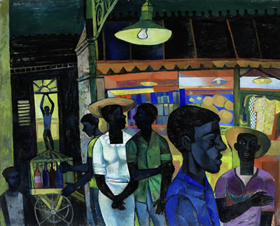 Jamaican market by John (Francis John) Minton - Auction record, sale price, and art valuation. Compare with similar artists and explore comparable artworks.