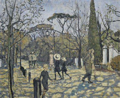 Sample artwork by Harry Stratford Caldecott (1886 - 1929), known for impressionist marine, street scenes, landscapes painting, mixed-media, drawings - View similar artists and auction records