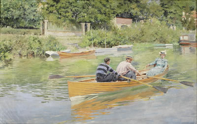 Crossing the river