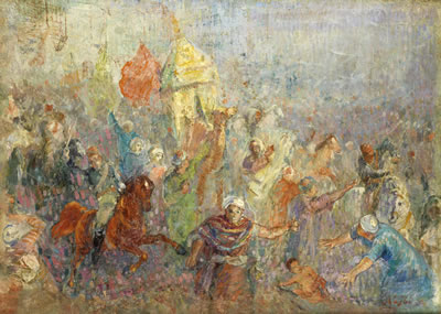 The Mahmel In Procession