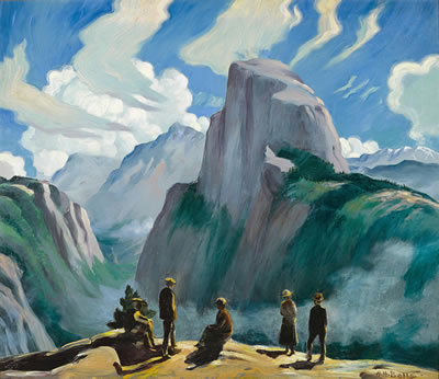Half Dome, Yosemite, as seen from Glacier Point by Harold Harrington Betts - Auction record, sale price, and art valuation. Compare with similar artists and explore comparable artworks.