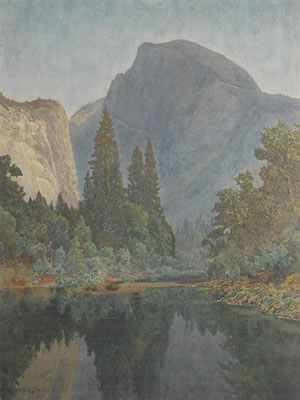 A view of Half Dome, Yosemite