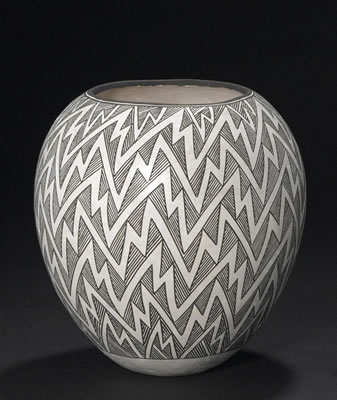 An Acoma jar by Lucy Martin Lewis - Auction record, sale price, and art valuation. Compare with similar artists and explore comparable artworks.