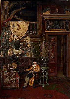L'atelier de l'artiste Makart,1876