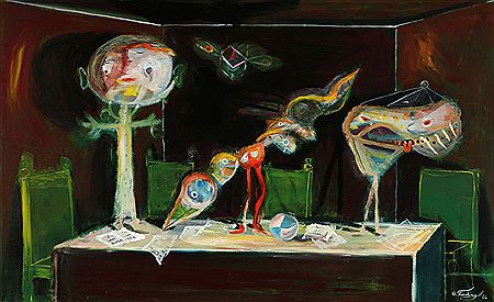 Sample artwork by Ole Finding (1937 - 1985), known for painting - View similar artists and auction records