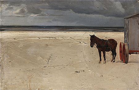 View from Sønderho Beach, Denmark.