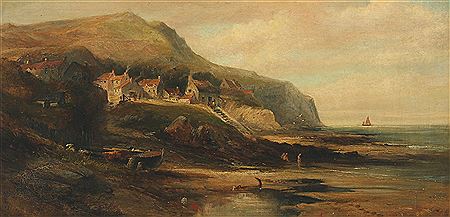 Summer day at a fishing village.