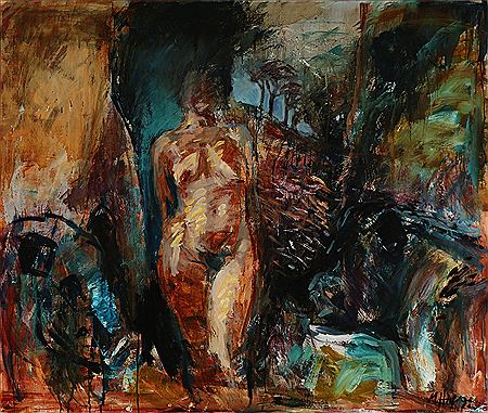 Composition with female figures